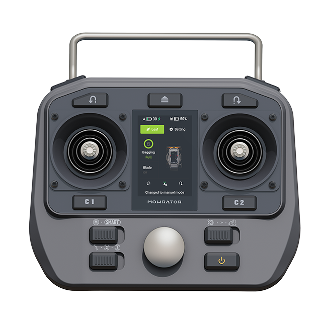 MOWRATOR S1 4WD Tondeuse à batterie télécommandée avec édition roues larges et batterie 18Ah