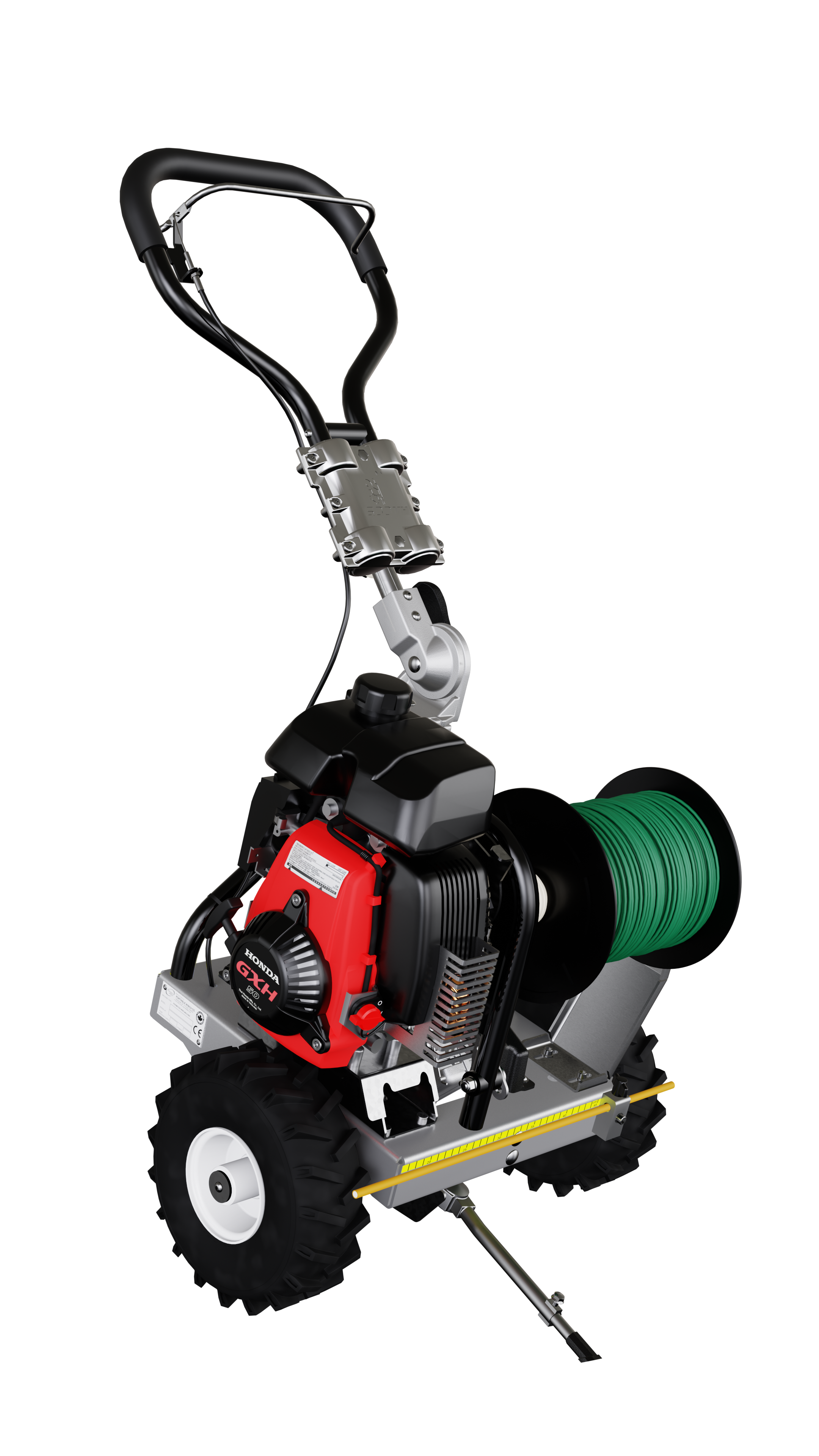 PORTABLE WINCH 600MH Machine à enfouir du fil à moteur HONDA GXH 50