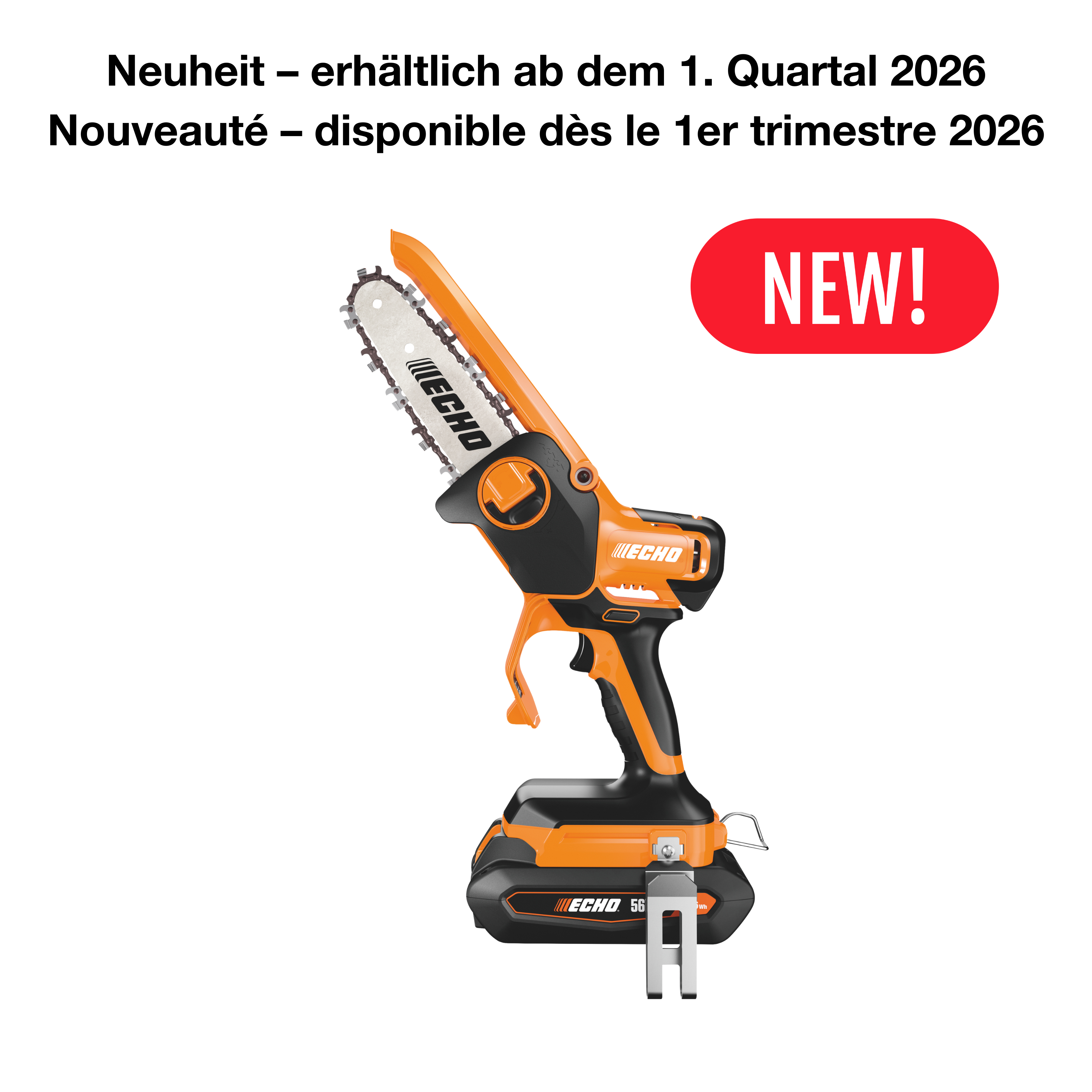 ECHO DHS-3006 Scie à main à batterie 50.4V, 15cm Guide 0,325