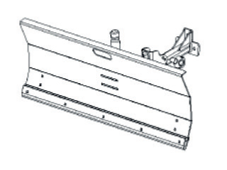 FORT Lame à neige réglable 100cm pour 600W