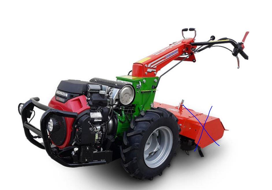 FORT Motoculteur machine de base CENTAURO et roues, Honda GX630AE