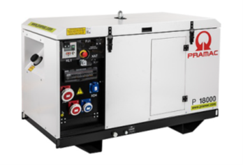 PRAMAC Groupe électrogène DIESEL triphasé avec démarrage électrique