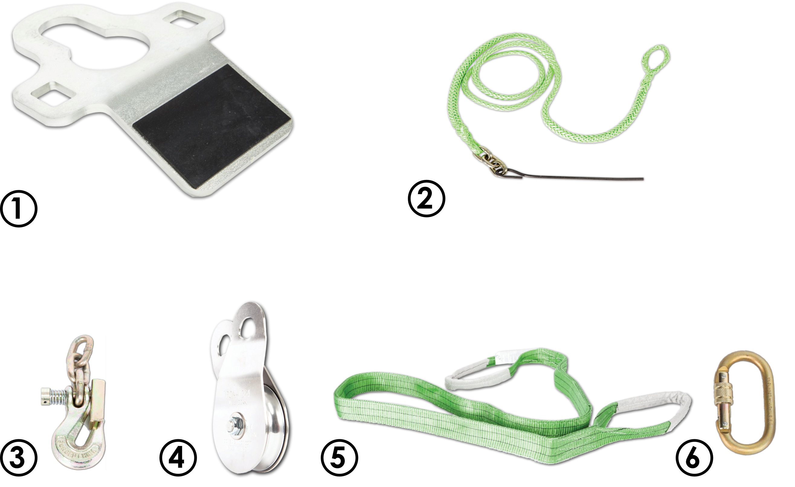 PORTABLE WINCH PCA-HOS Kit d’accessoires tout-terrain/chasse