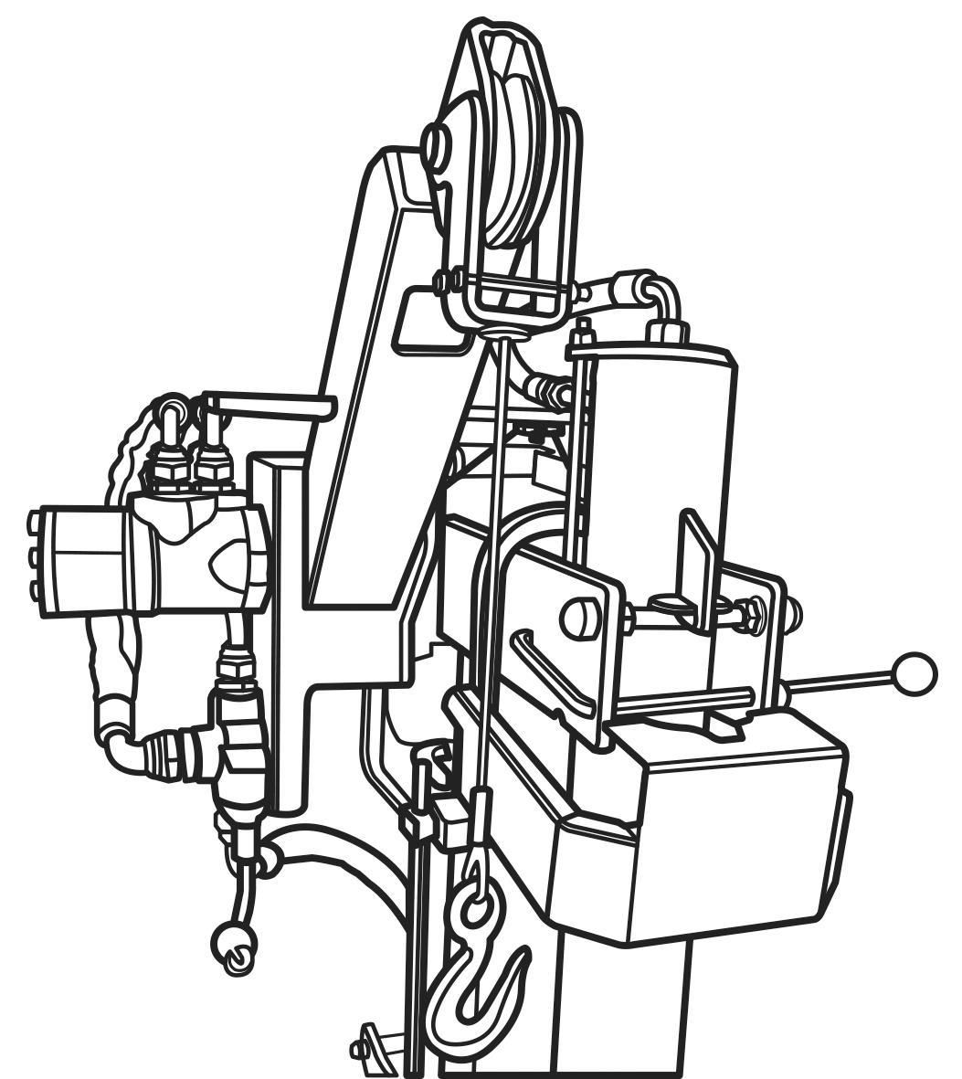 THOR Treuil manuel seul pour modèle V.PF MAGIK 20t