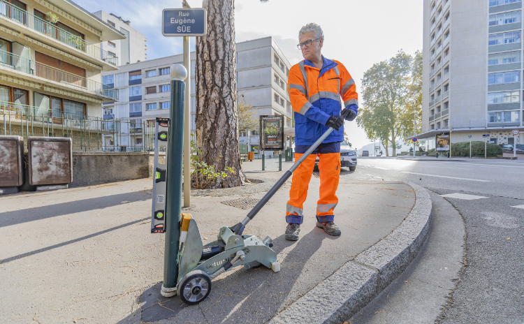 Richtheber für Pfosten