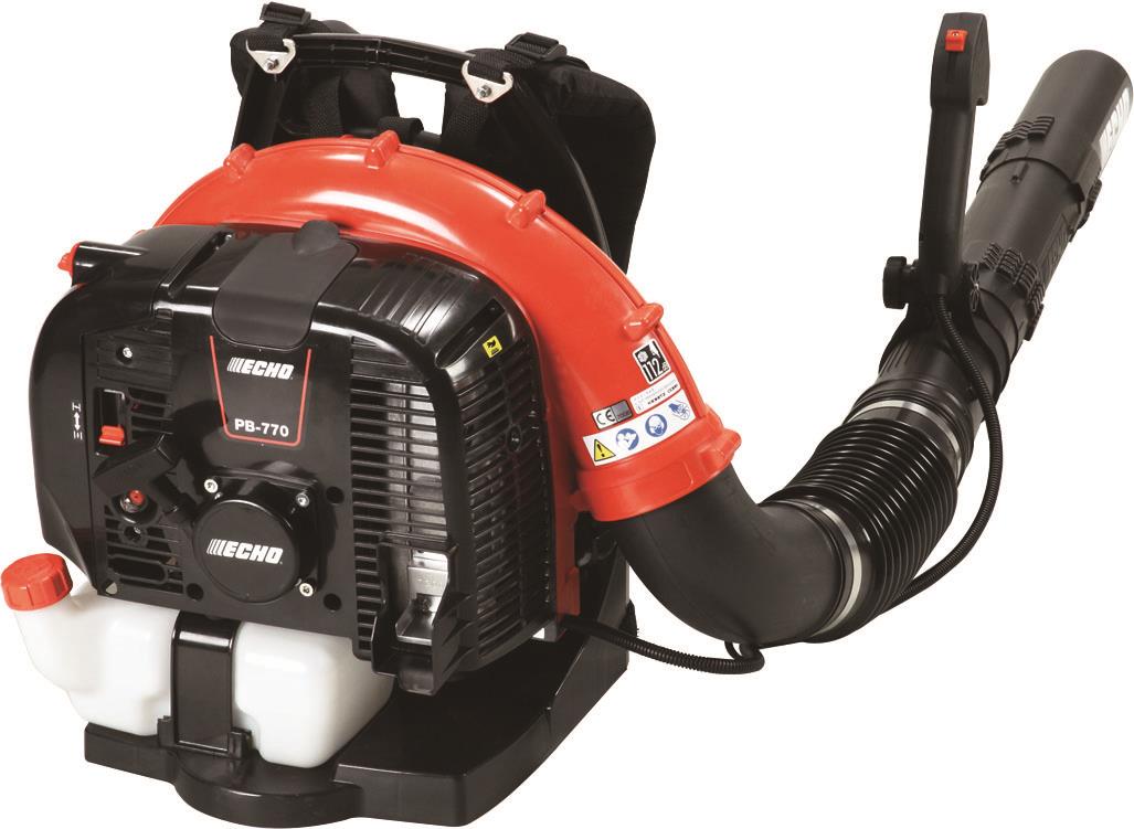 ECHO PB-770 Rückentragbarer Bläser 63.3cm³ inkl. Rohr gebogen 8°