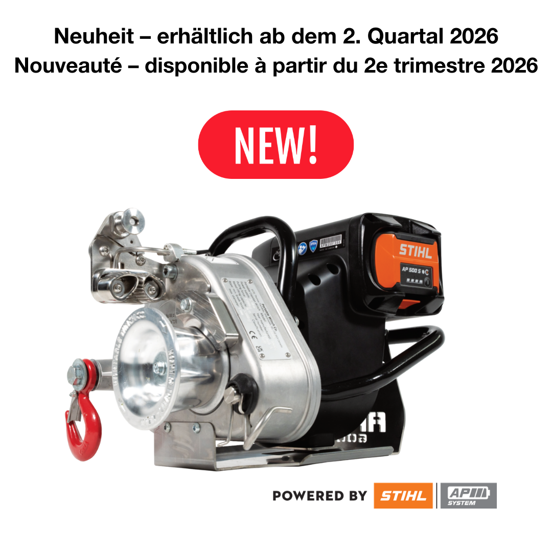 PORTABLE WINCH APW6000 Akku-Spill-Winde powered by Stihl AP