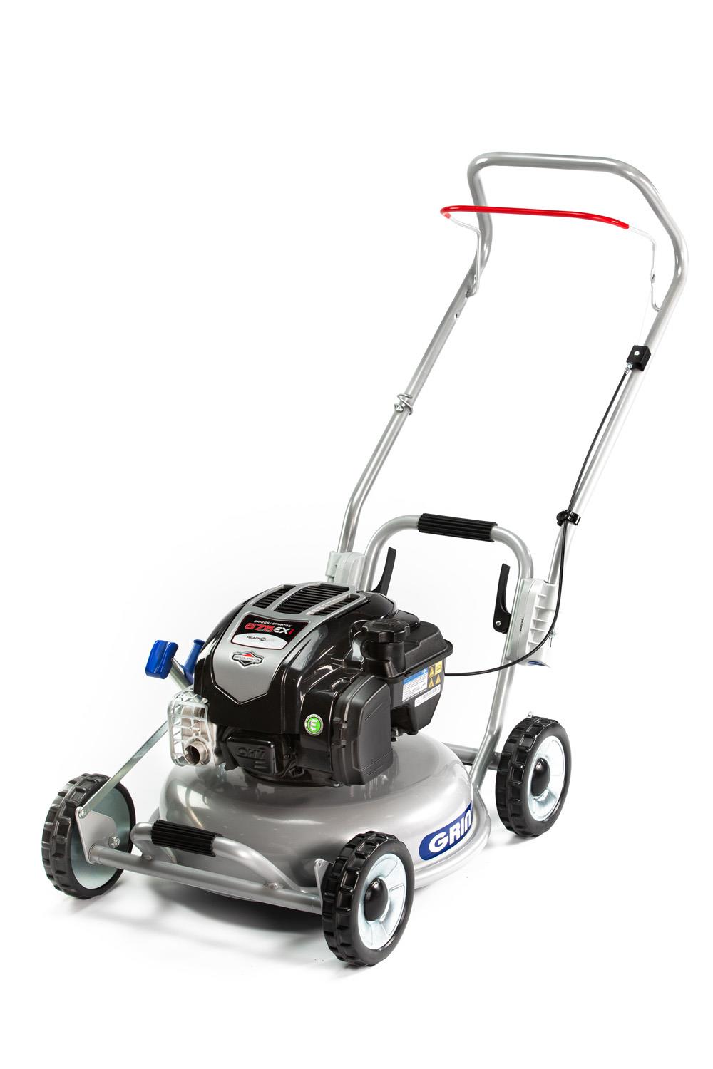 GRIN Tondeuse sans traction de roues 46cm B&S 675IS 4 temps 163cm³ avec démarrage électrique INSTART®