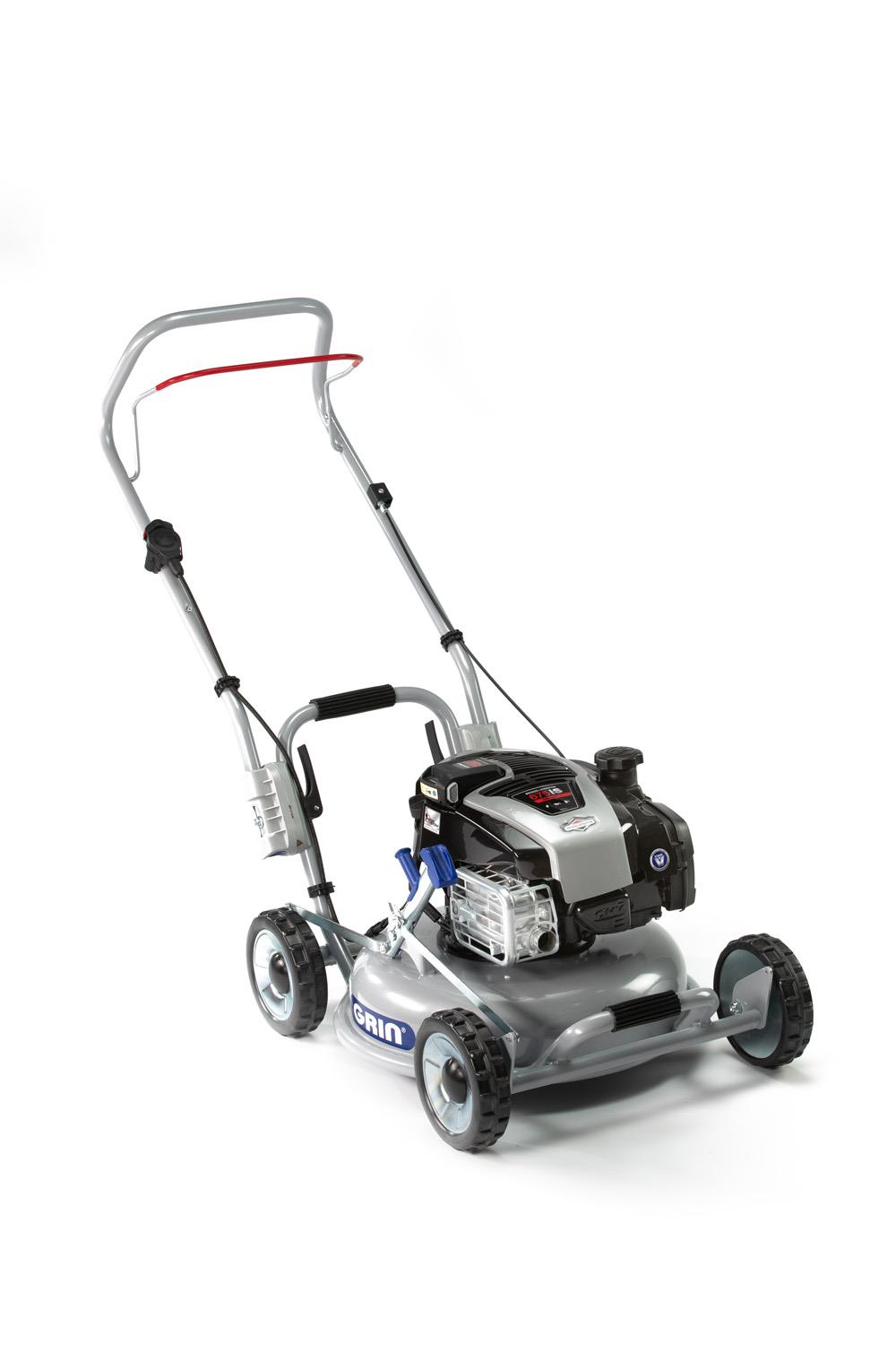 GRIN Tondeuse sans traction de roues 46cm B&S 675IS 4 temps 163cm³ avec démarrage électrique INSTART®