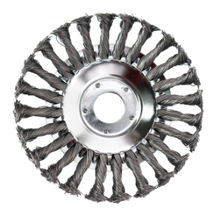 ACTIVE Stahl-Unkrautbürste Ø 15 cm