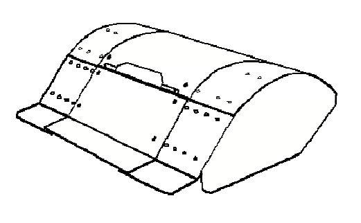 FORT Bodenfräse 70cm, verstellbar 60-50cm zu Serie 180