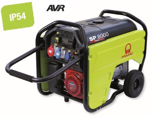 PRAMAC Groupe électrogène SP8000 400/230 V 50 Hz Triphasé