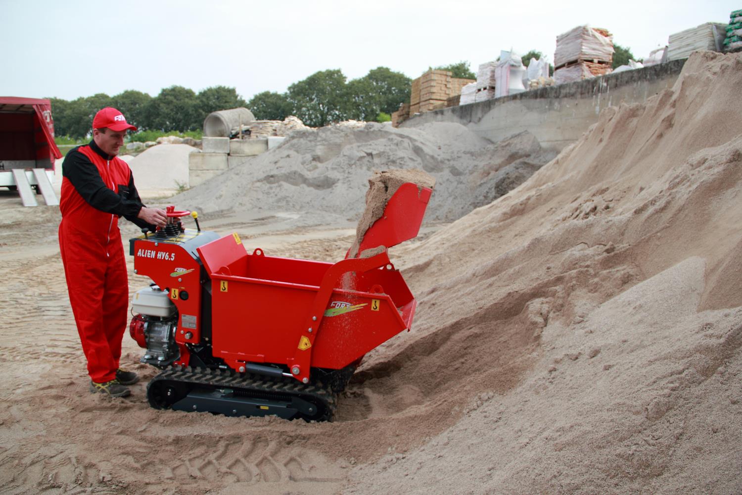 FORT Transporteur à chenilles machine de base ALIEN HY 6.5.1 avec démarrage électrique