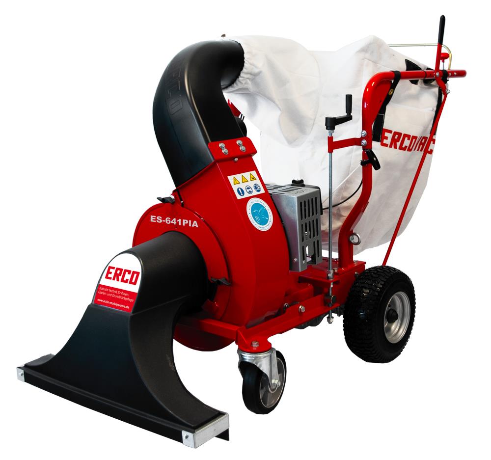 ERCO Aspirateur à feuilles tracté silencieux Honda GX160 (guidon version ES-400)