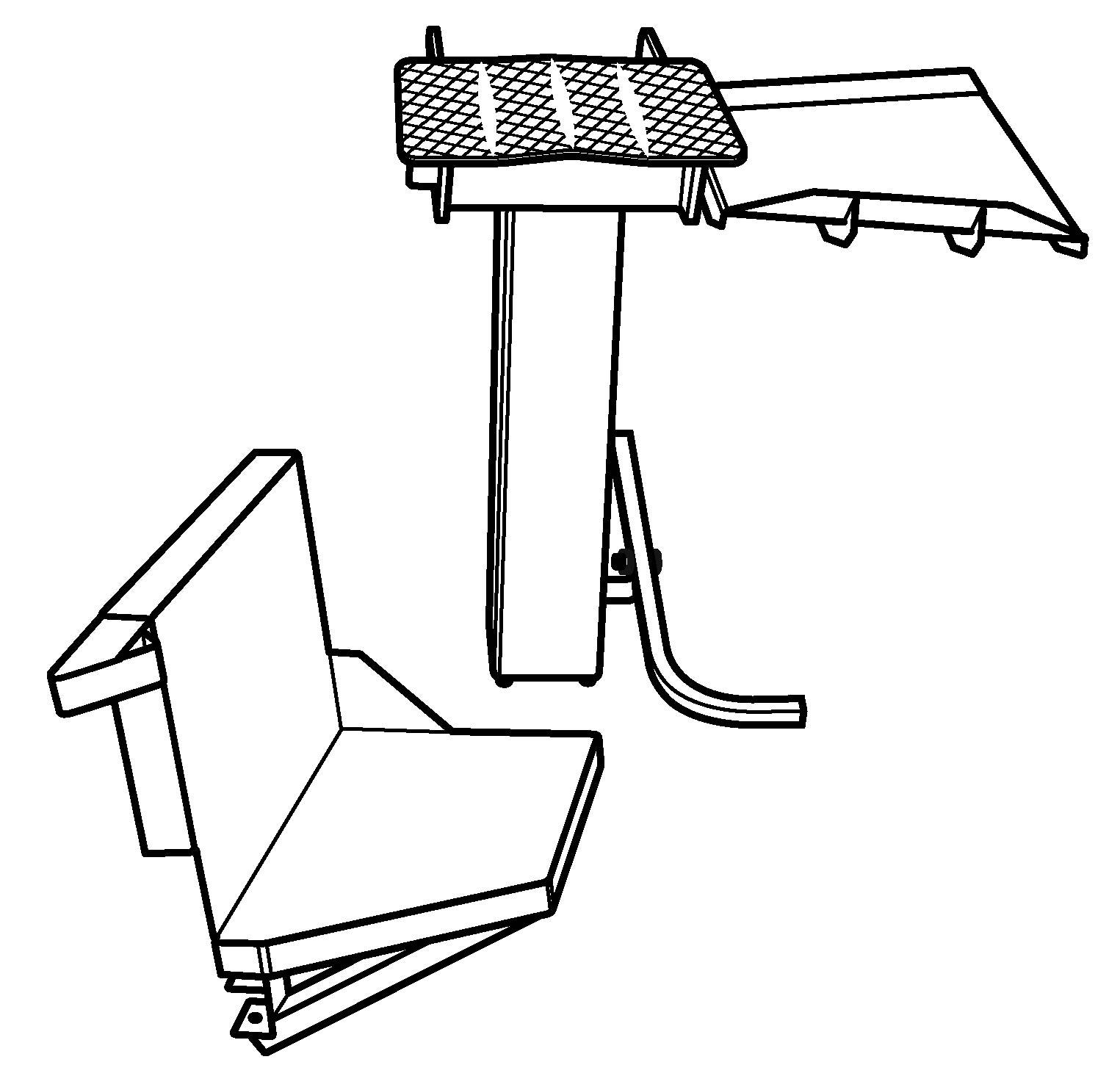 THOR Table 50cm avec pédale, extension et support de chargement pour MAGIK/MAGIK MULTIUSE