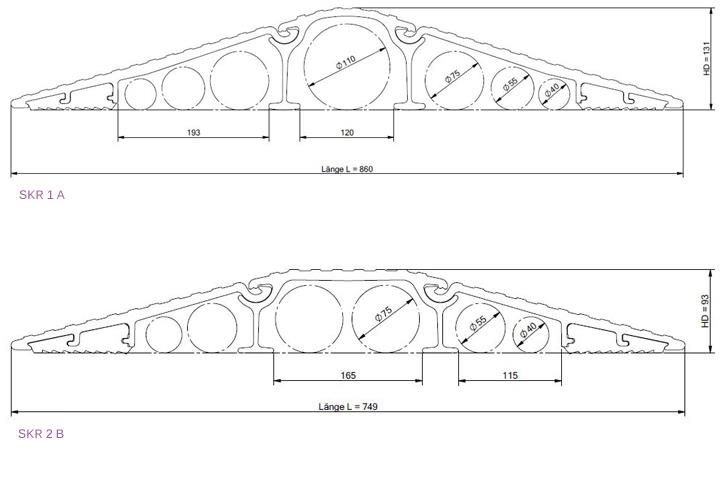 Pont flexible type SKR 1 A