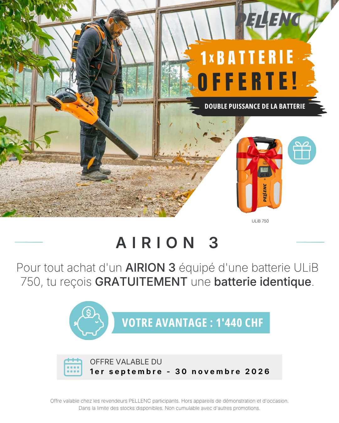 PELLENC AIRION 3 Bläser