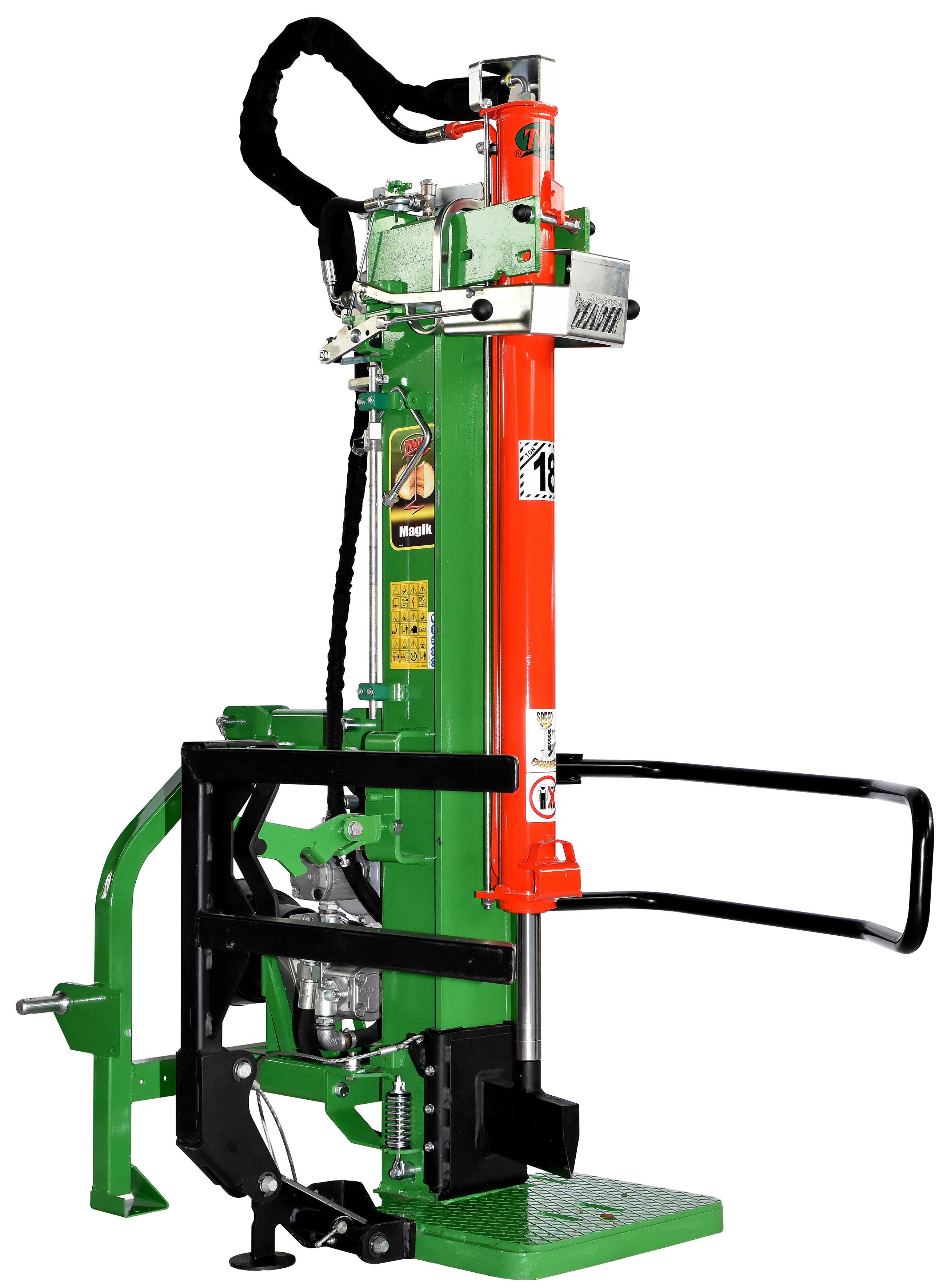 THOR Fendeuse de bois verticale hydraulique MAGIK 18t, V.PF pompe PDF fixe