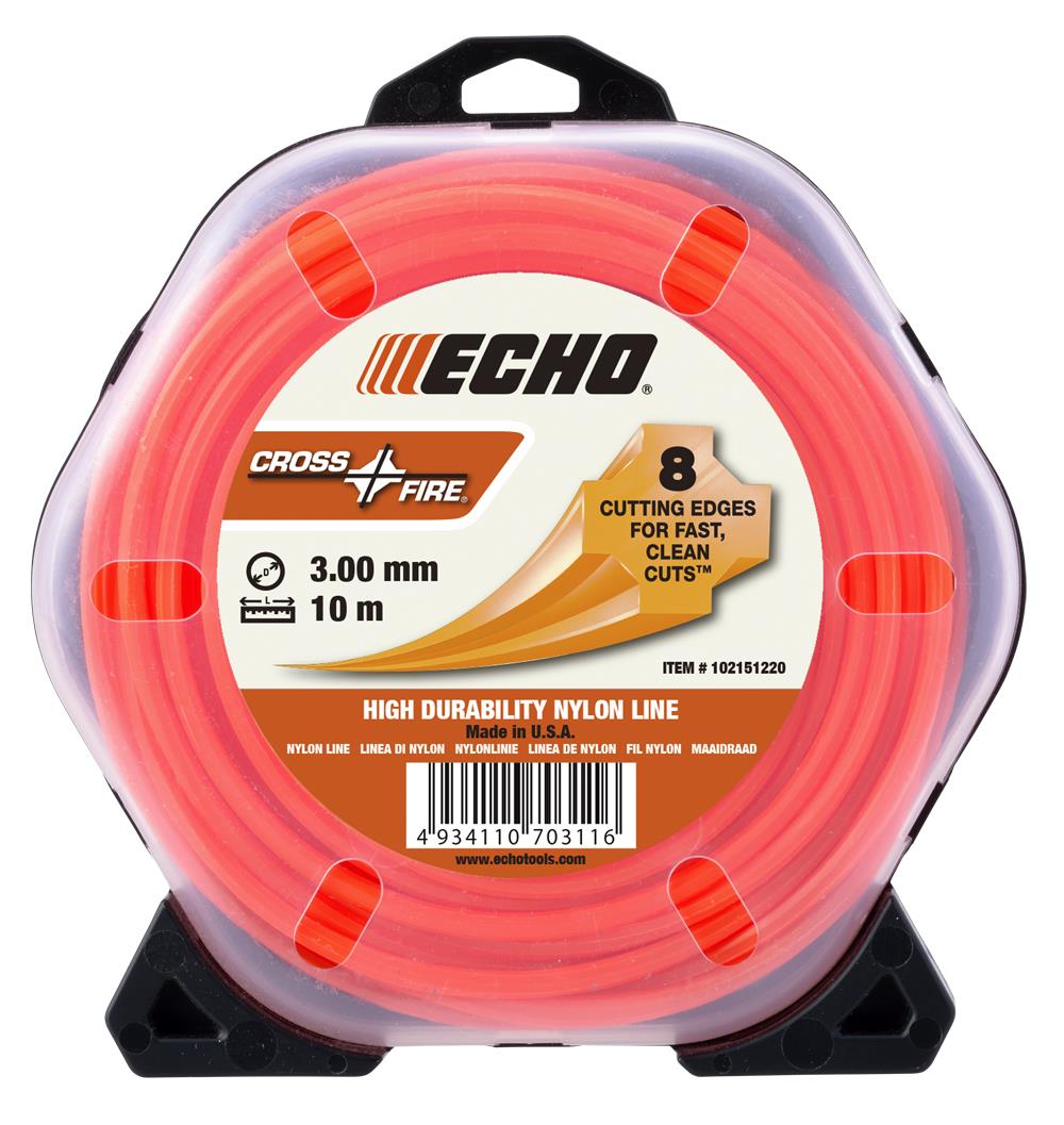 ECHO CROSS FIRE LINE Fil de coupe cruciforme Ø 3mm, 28m