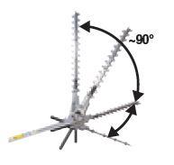 ECHO Attachement taille-haies 54cm, réglable 45-90° ECHO Attachement taille-haies 54cm, réglable 45-90°