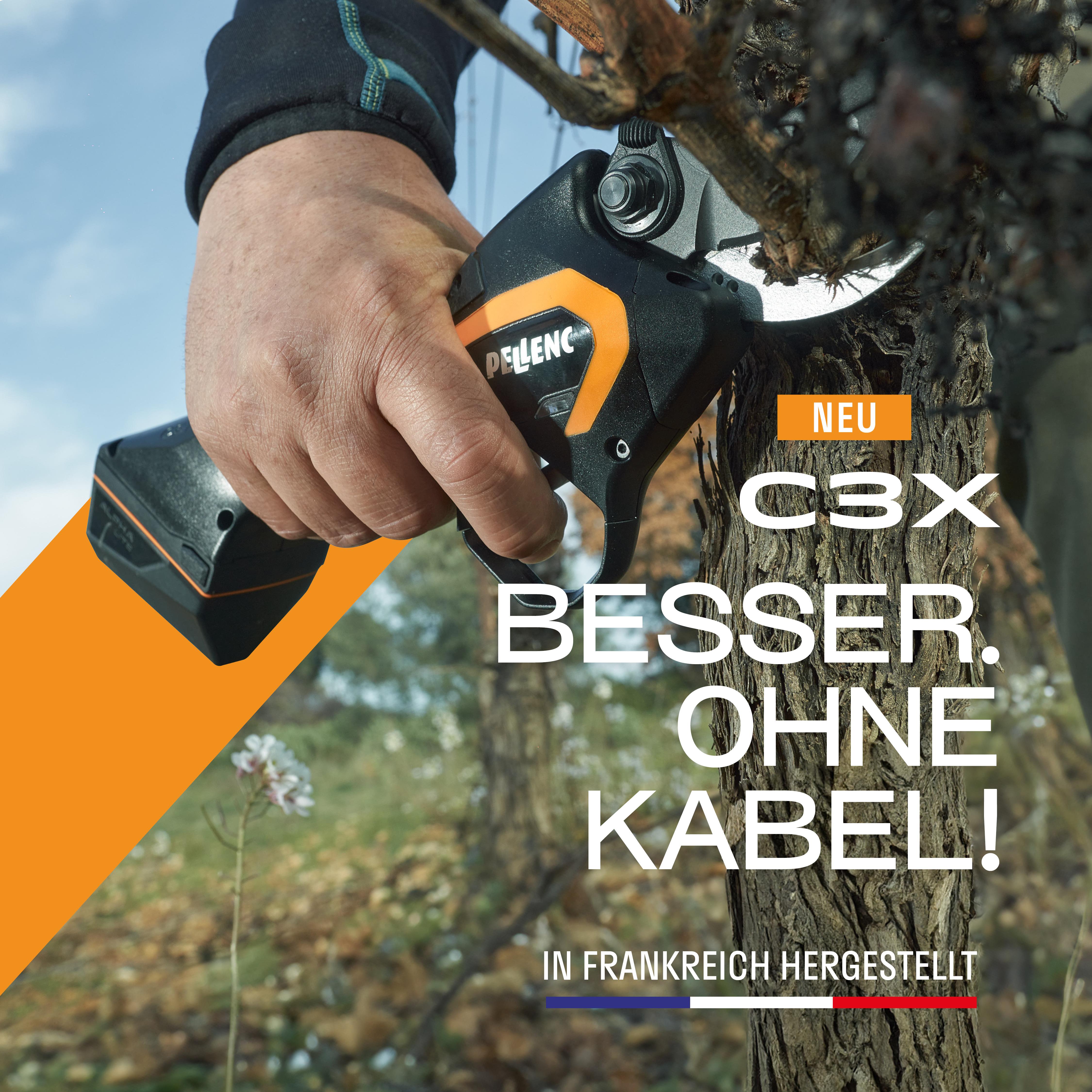 PELLENC C3X Profi-Steckakku-Schere