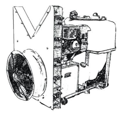 FORT Atomiseur vertical 105 l avec moteur Kohler CH395 pour ALIEN HY 6.5.1