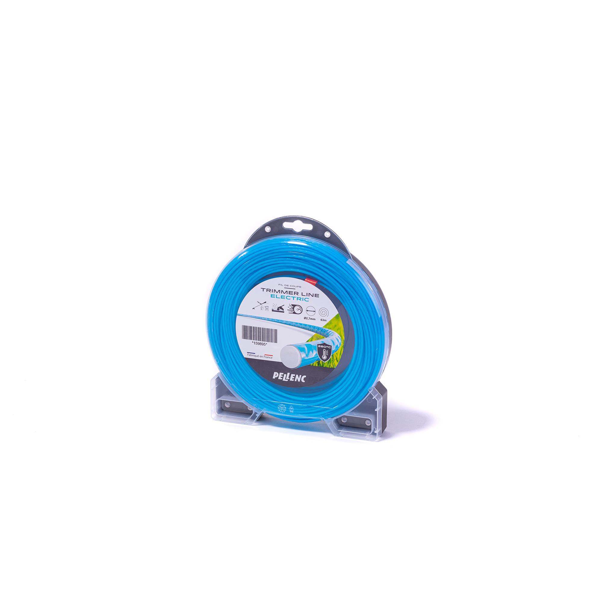 PELLENC Nylonfaden blau, gedreht Ø 2.7mm, 63m