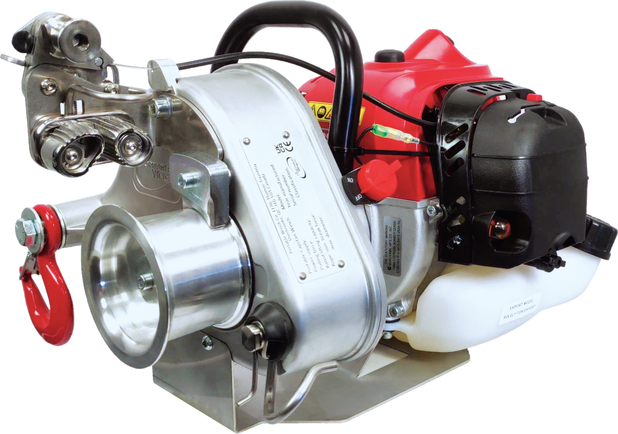 PORTABLE WINCH PCW4500 Treuil de tirage Maruyama CER500W 2 temps avec élingue ronde
