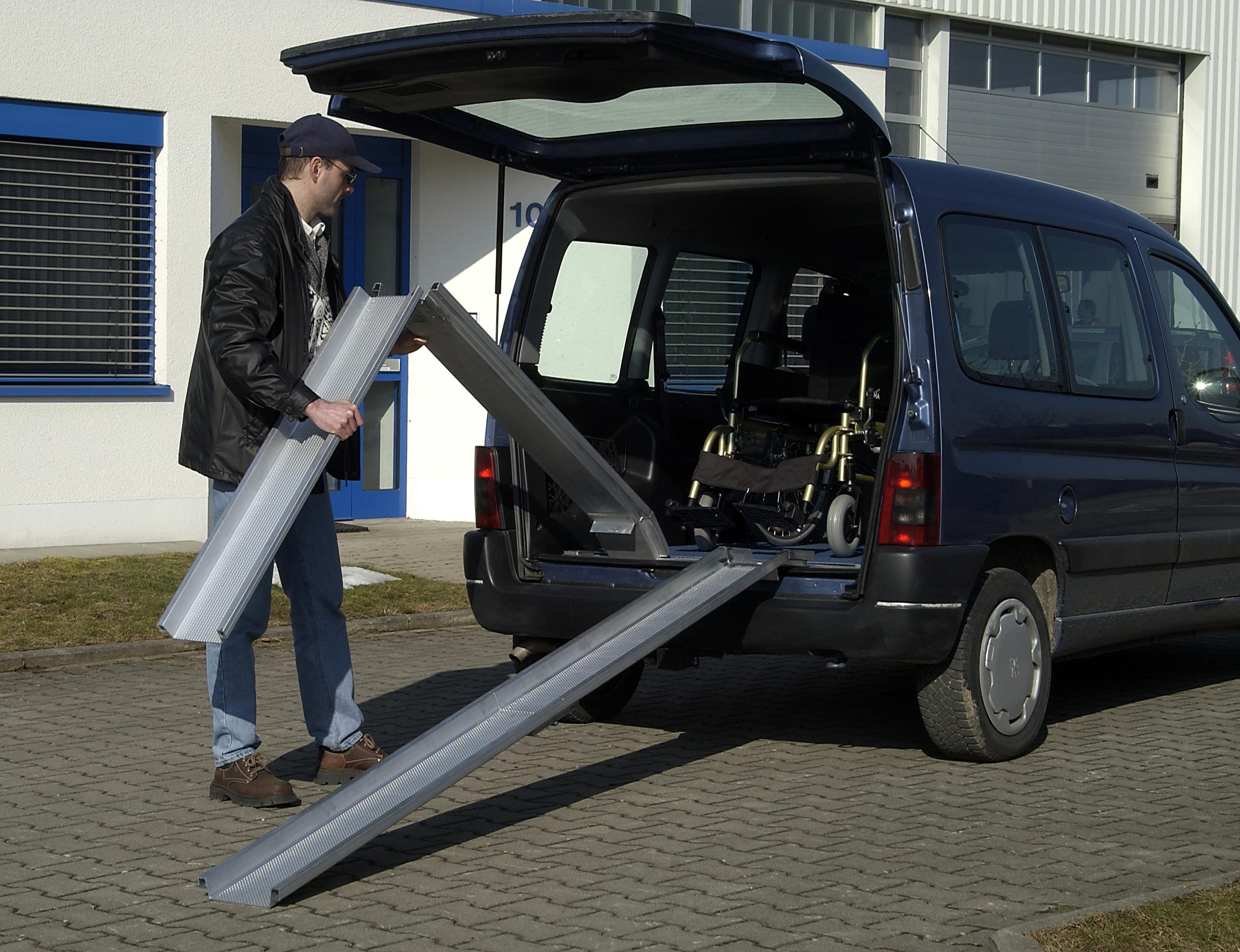 Rampes de chargement alu ABS-F 198.5cm longueur, pliable