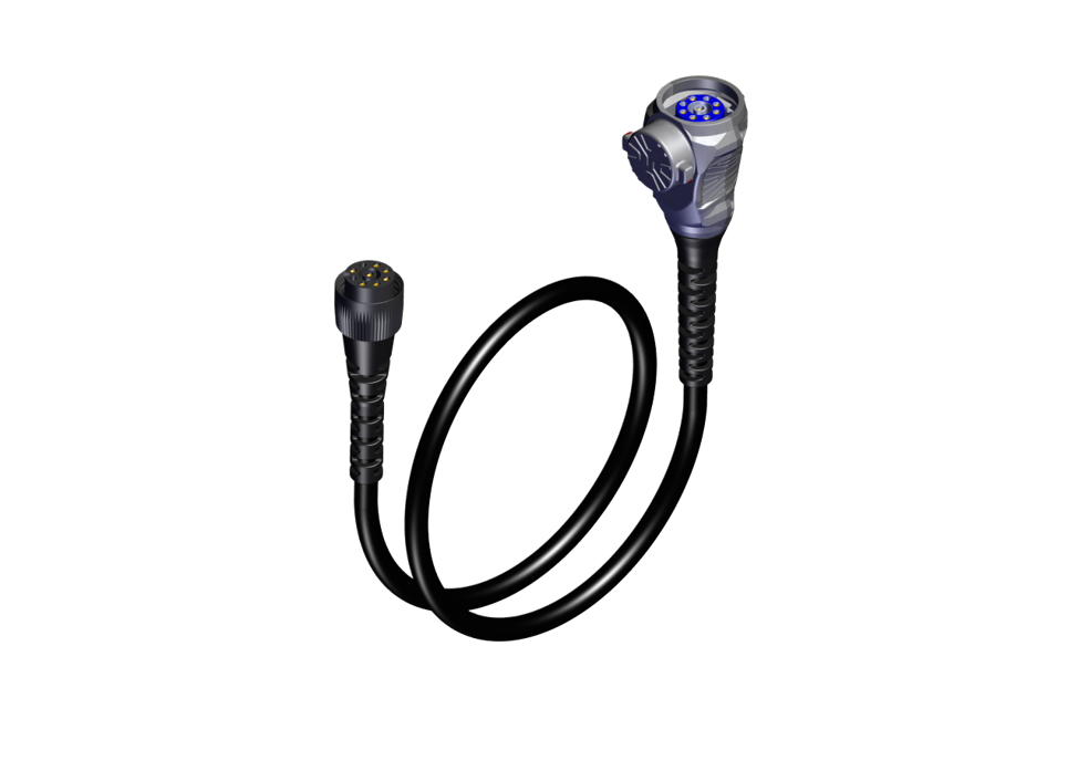 PELLENC Câble adaptateur ALPHA avec connecteur rapide 9 PINS, 118cm pour ULiB 260/520