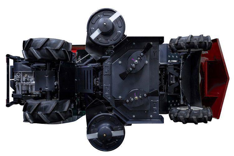 OREC RM600W Faucheuse-débroussailleuse autoportée avec deux bras déportables interceps 71-116cm, Kawa FS541V