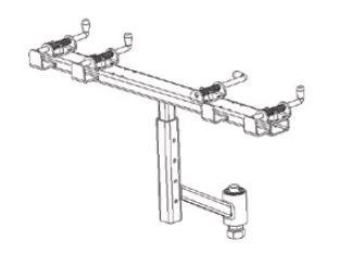 FORT Dispositif de traction pour  2 poubelles 120/240 l