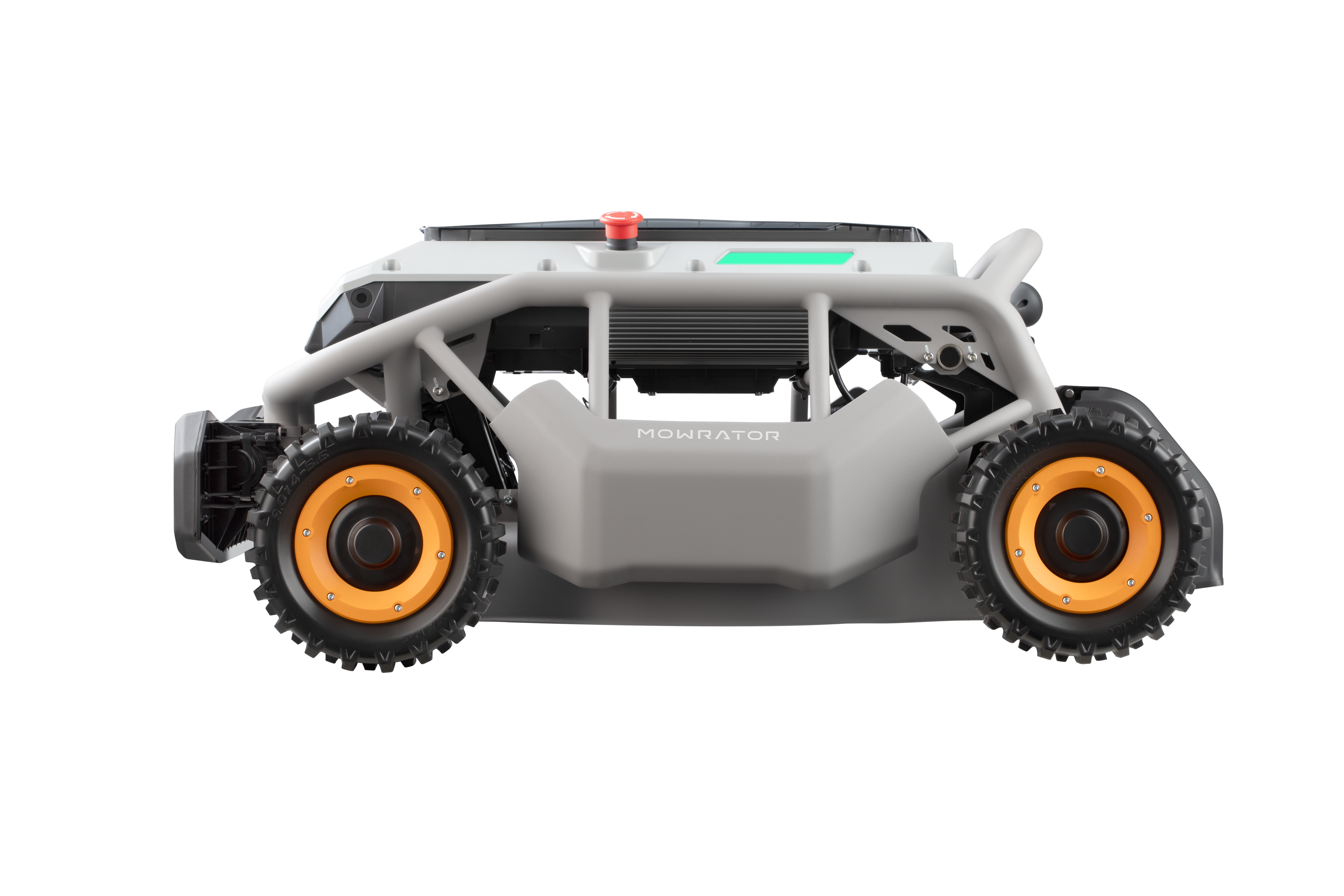 MOWRATOR S1 4WD Ferngesteuerter Akku-Mäher inkl. Breitrad-Edition und 18Ah Akku