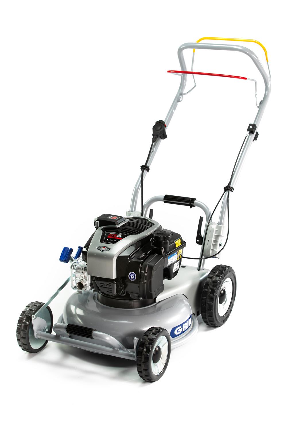 GRIN Tondeuse avec traction de roues 46cm B&S 675IS 4 temps 163cm³ avec démarrage électrique INSTART®