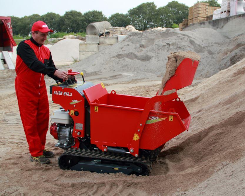 Appareil de mesure FORT Transporteur à chenilles ALIEN HY 6.5.1, Honda GX390 avec démarrage électrique