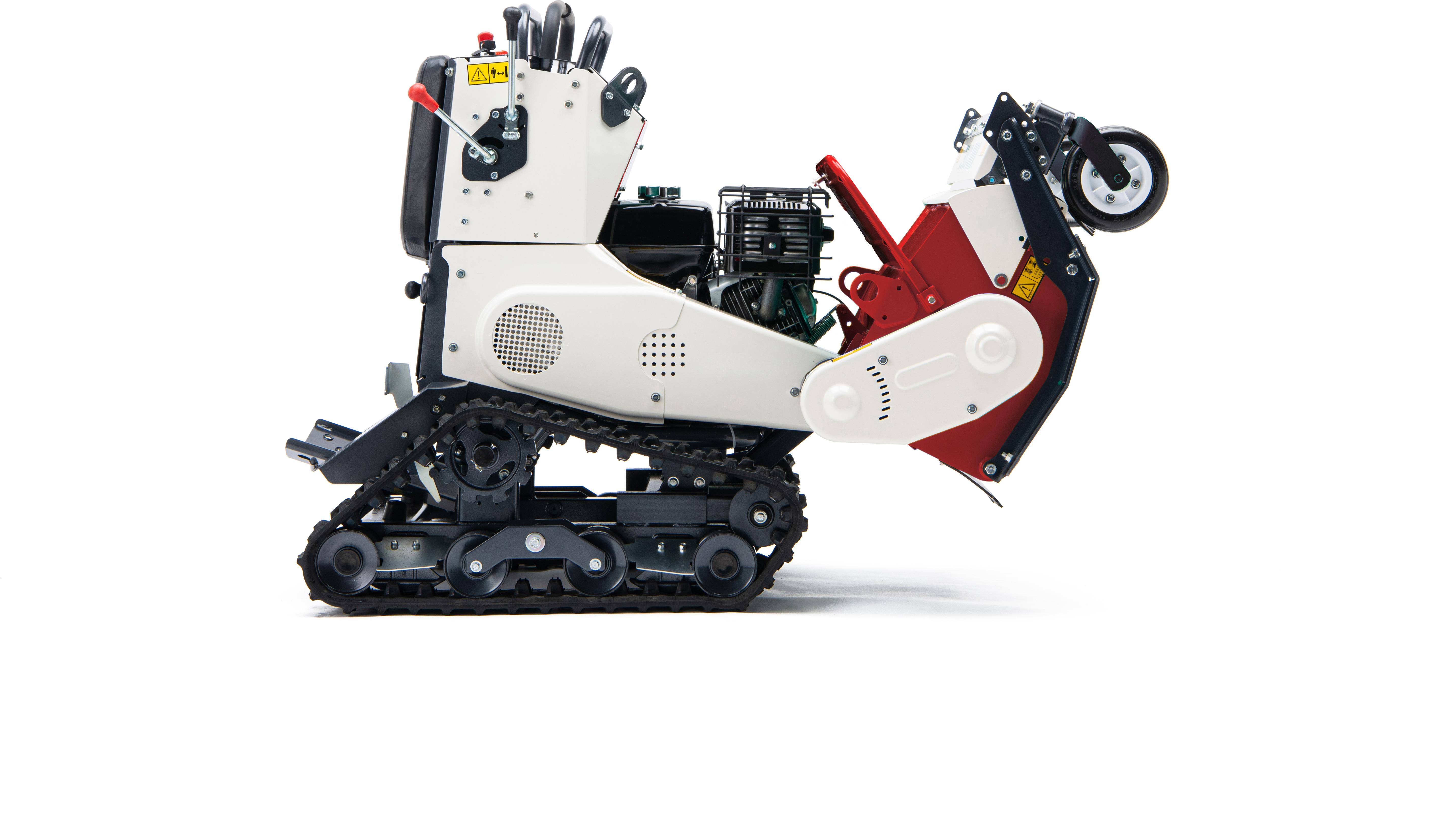 OREC ZHR800 Épareuse à fléaux conducteur porté sur chenilles 80cm, Honda GX390