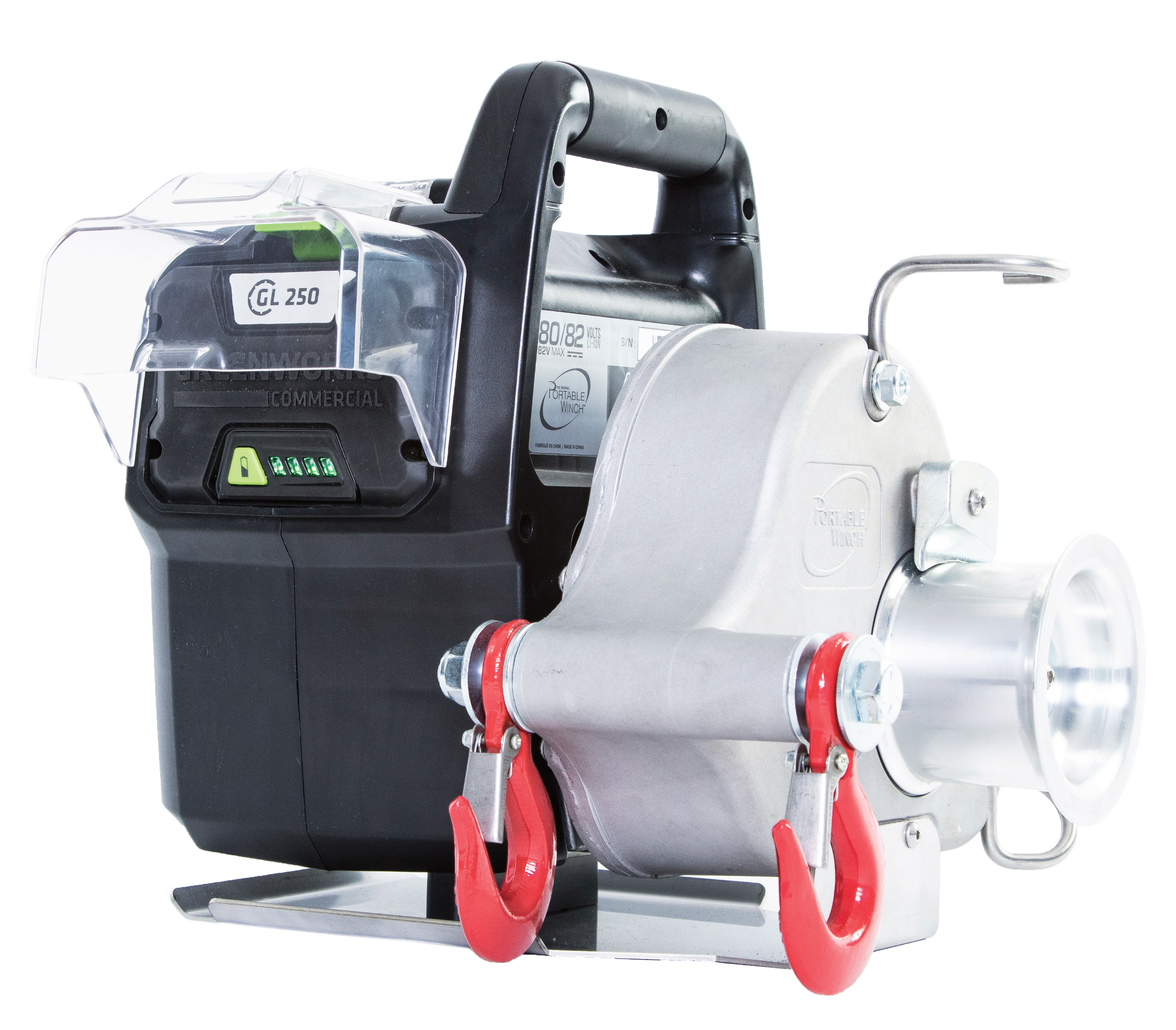 PORTABLE WINCH PCW3000-Li Akku-Spill-Winde zu 82V CRAMER mit Rundschlinge