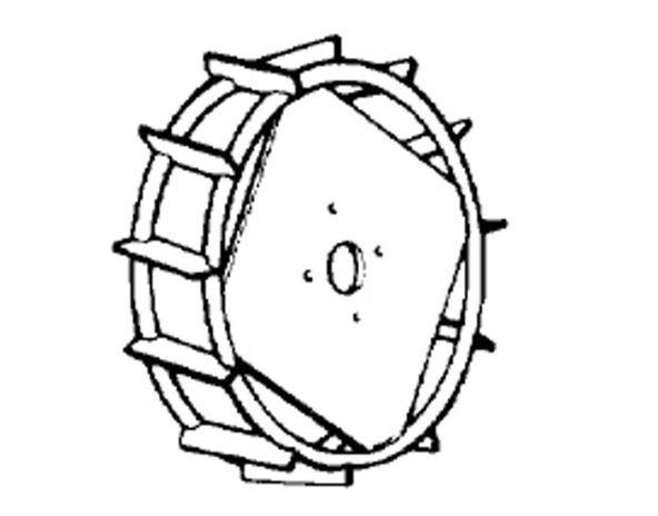 FORT Stahlrad Ø 420x100 zu Serie 280