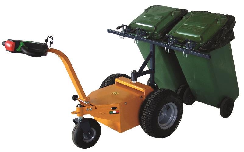 FORT Transporteur électrique machine de base 600W avec timon pivotante