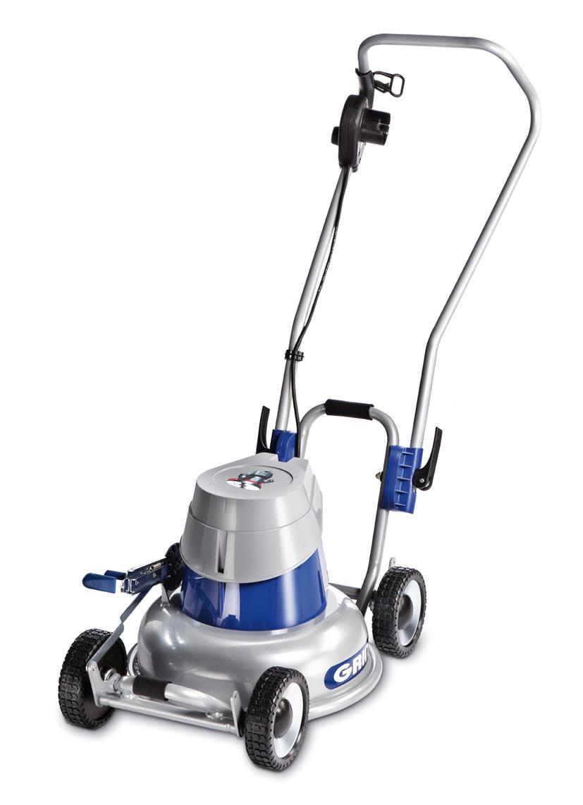 GRIN Tondeuse électrique à fil 37cm, 230V 1600W sans traction de roues