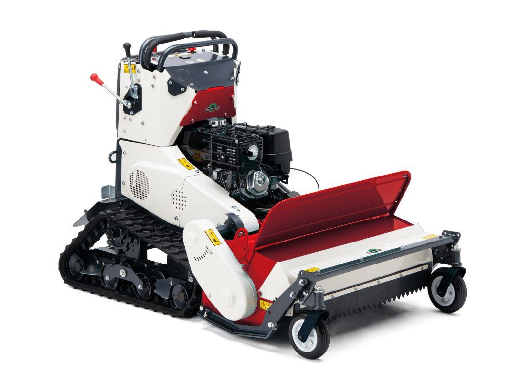 OREC ZHR800 Épareuse à fléaux conducteur porté sur chenilles 80cm, Honda GX390