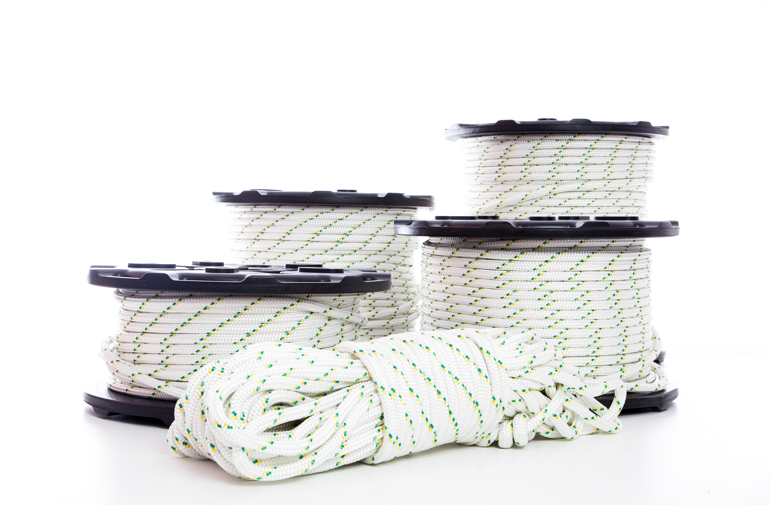 PORTABLE WINCH Corde en polyester doublement tressée 12mm x 50m