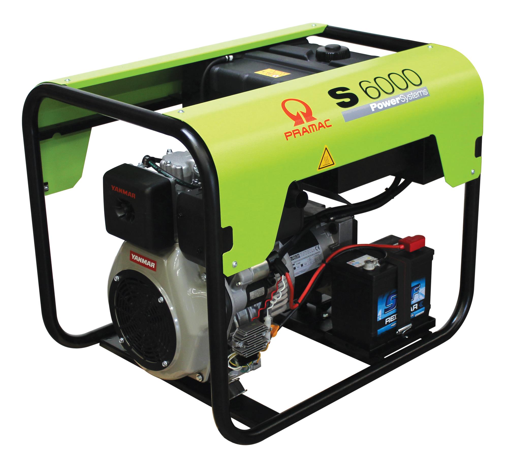 PRAMAC Stromerzeuger S6000 400/230 V 50 Hz Dreiphasig DIESEL