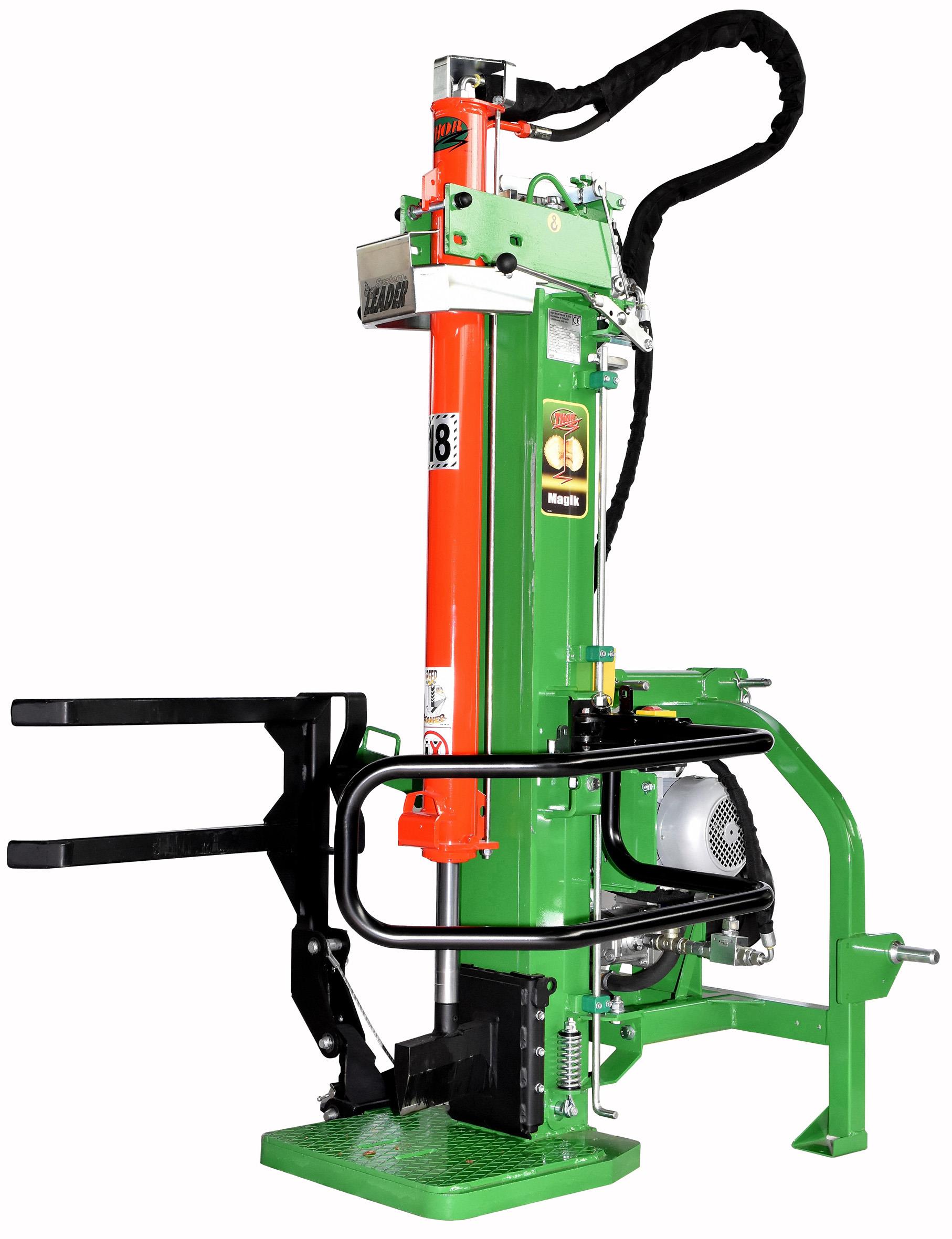 THOR Fendeuse de bois verticale hydraulique MAGIK 18t, V.PF pompe PDF fixe