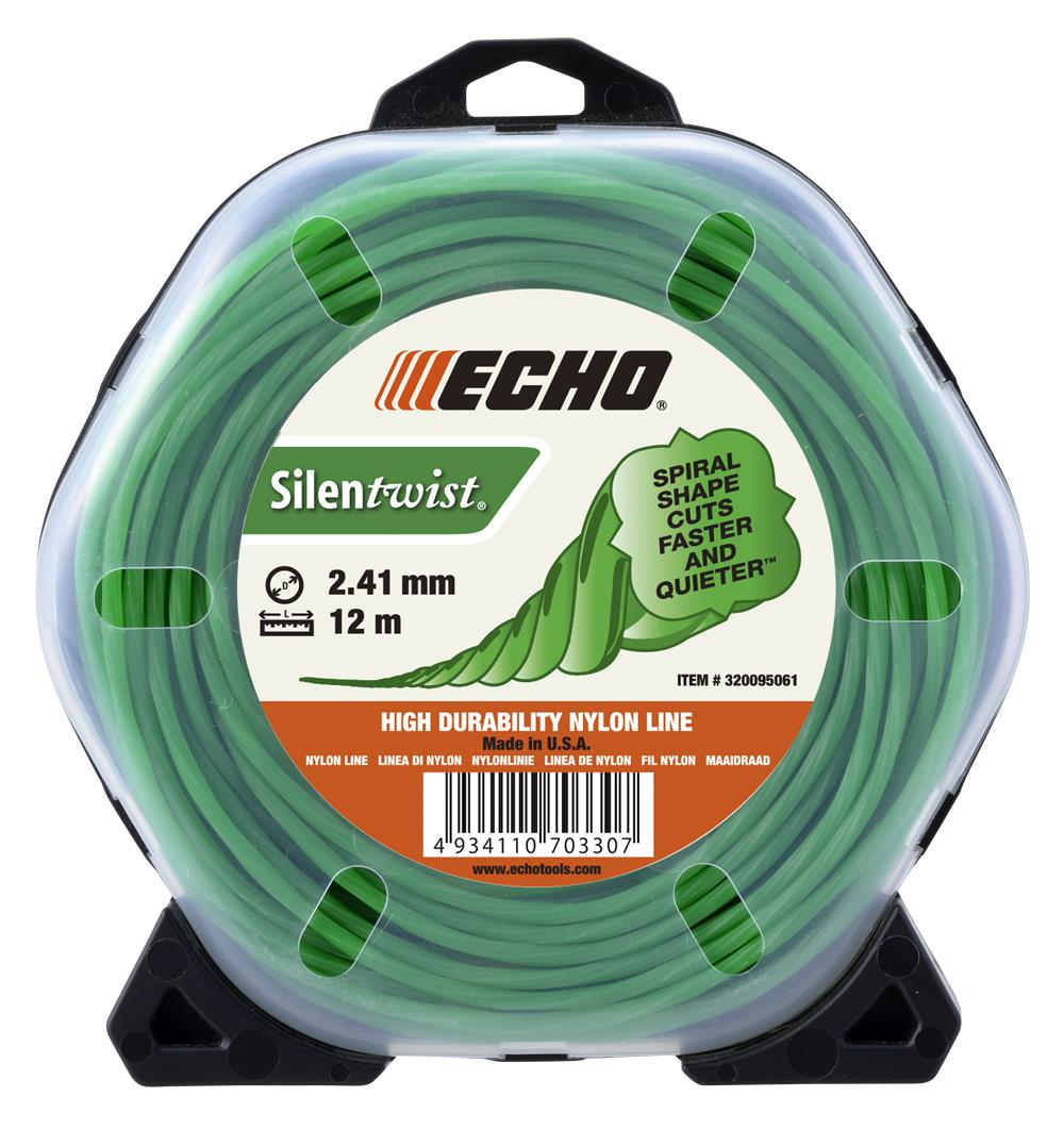 ECHO SILENTWIST LINE Fil de coupe tordu, silencieux Ø 2.67mm, 27m ECHO SILENTWIST LINE Fil de coupe tordu, silencieux Ø 2.67mm, 27m