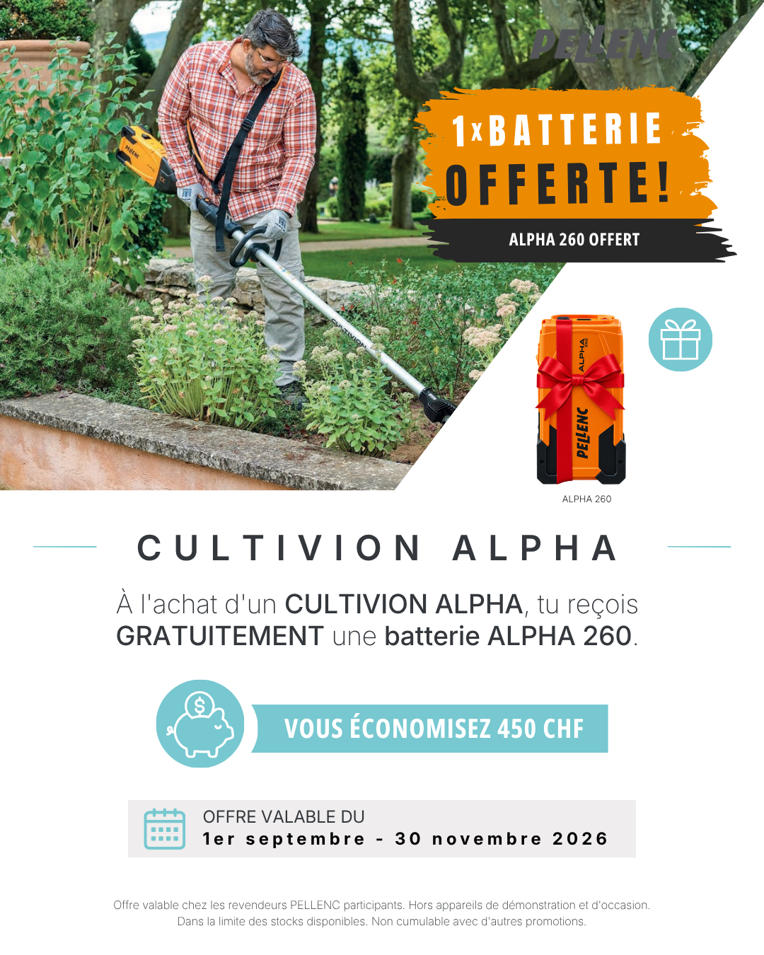 PELLENC CULTIVION ALPHA Unkrauthacke