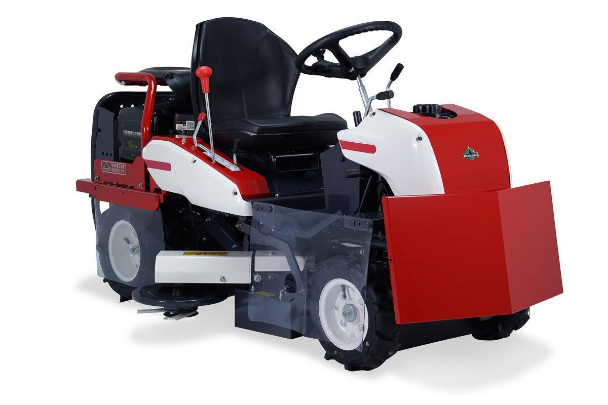 OREC RM600W Aufsitz-Gestrüppmäher mit zwei Seitenausleger 71-116cm, B&S Vanguard 18HP