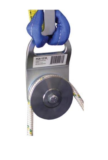 PORTABLE WINCH Poulie de renvoi en acier à face ouverte - Ø 100mm