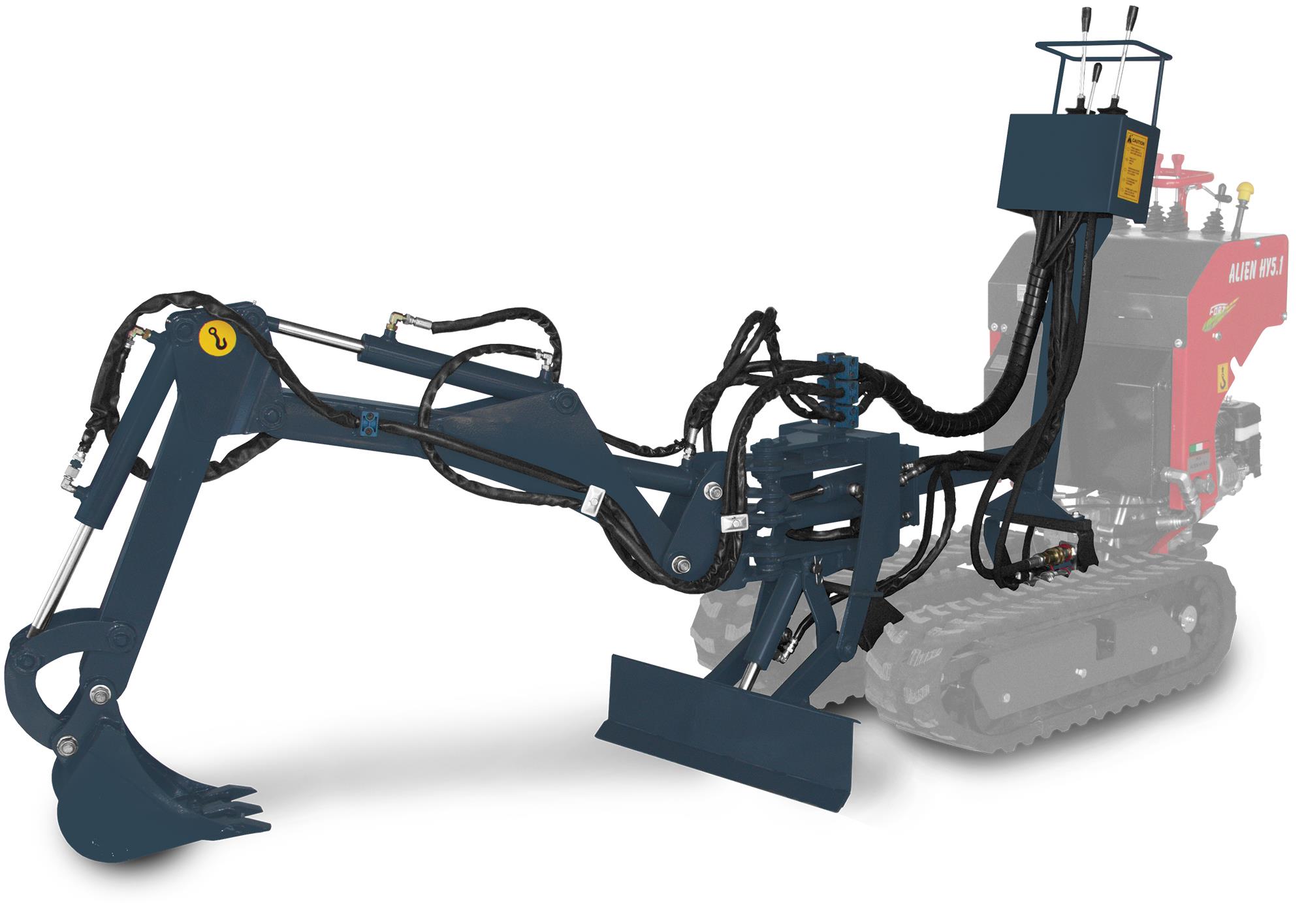 FORT Bagger ohne Schaufel,  Arbeitstiefe 100cm ALIEN HY 6.5.1