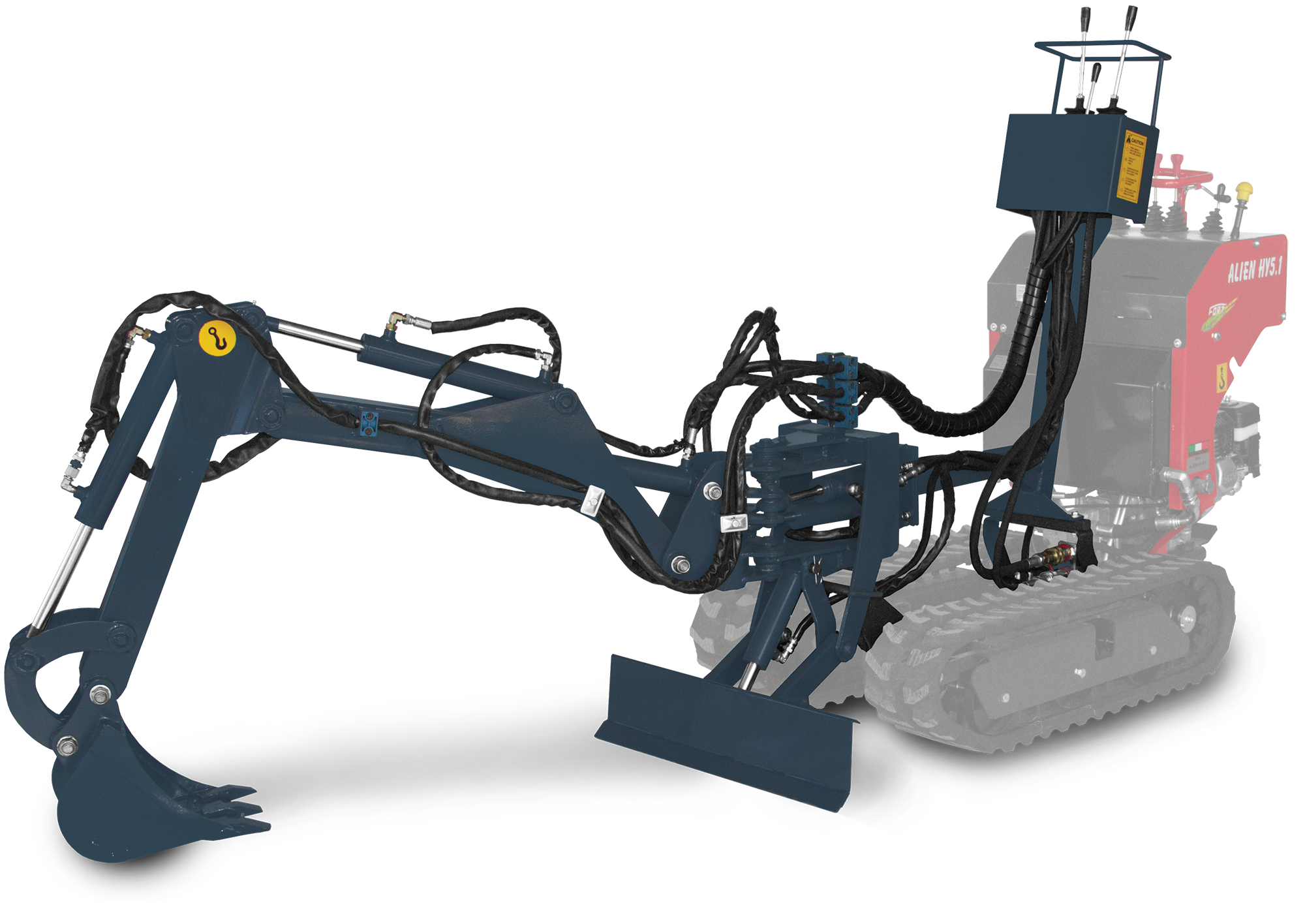 FORT Benne pour excavateur 17.5cm ALIEN HY